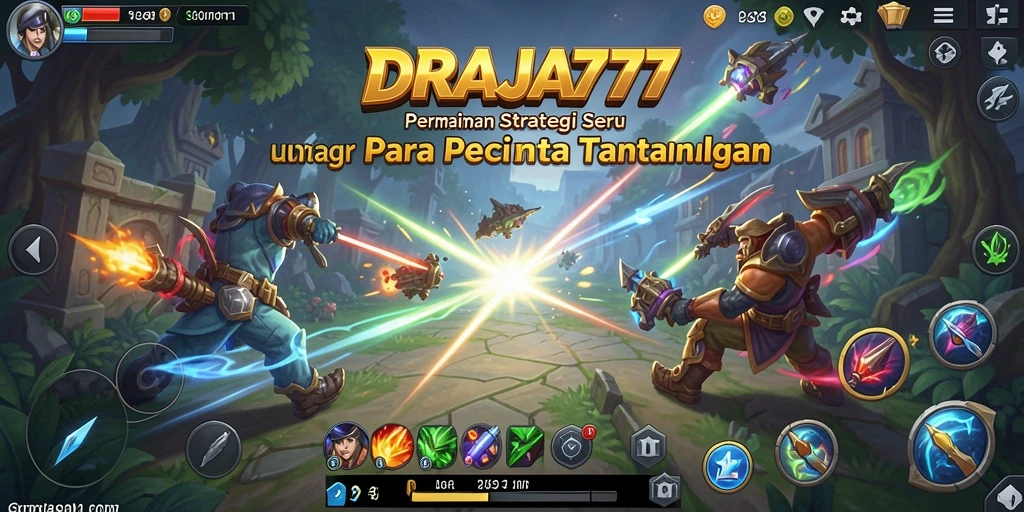 Tampilan gameplay DRAJA777 yang mendebarkan dan penuh aksi.