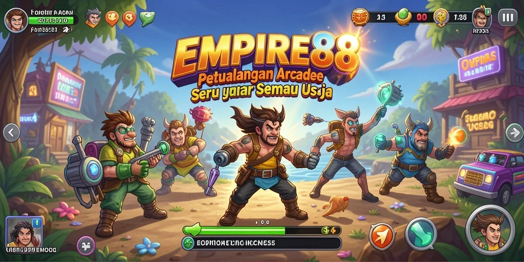 Screenshot gameplay EMPIRE88 dengan tampilan aksi seru di level baru.