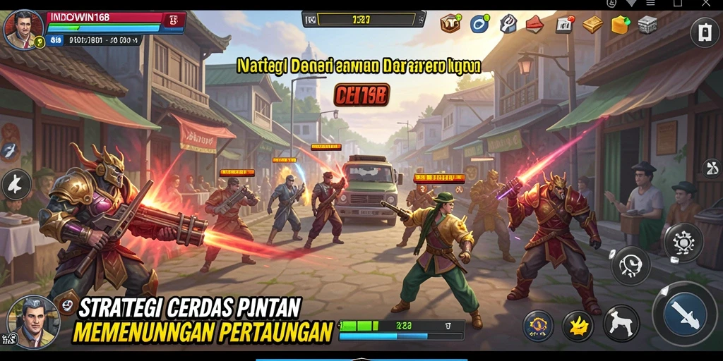 Tampilan gameplay INDOWIN168 yang mendebarkan dan penuh strategi.