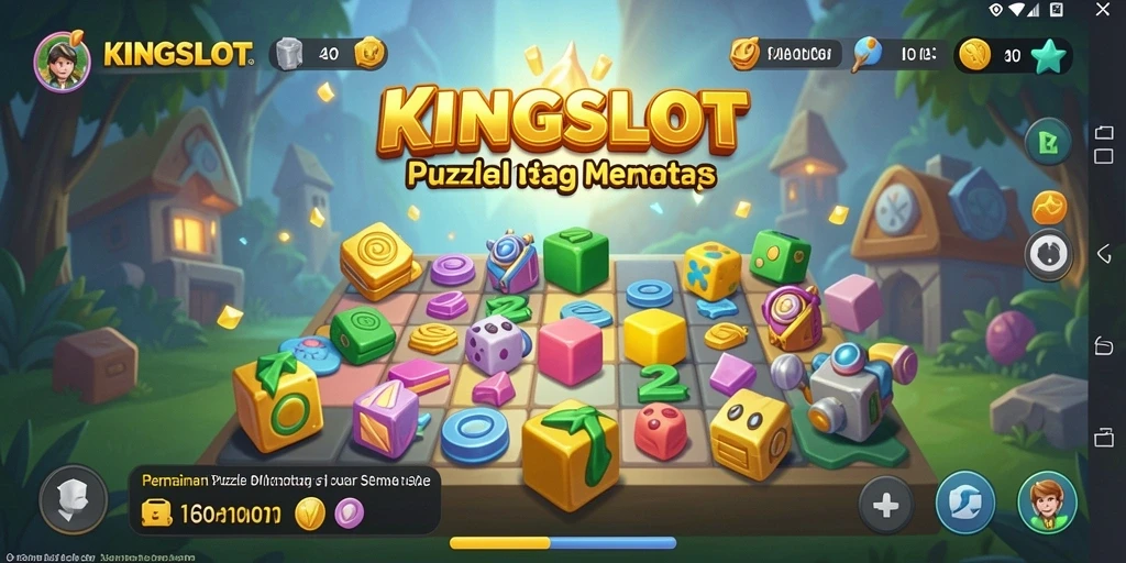 Tampilan gameplay menantang dari KINGSLOT dengan grafis yang menarik.