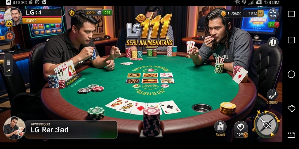 Tampilan gameplay Poker yang seru dan menantang di LG111.