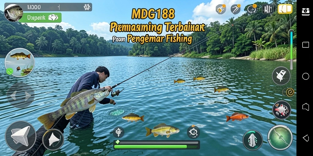 Screenshot gameplay MDG188 menampilkan pengalaman memancing yang mendebarkan.