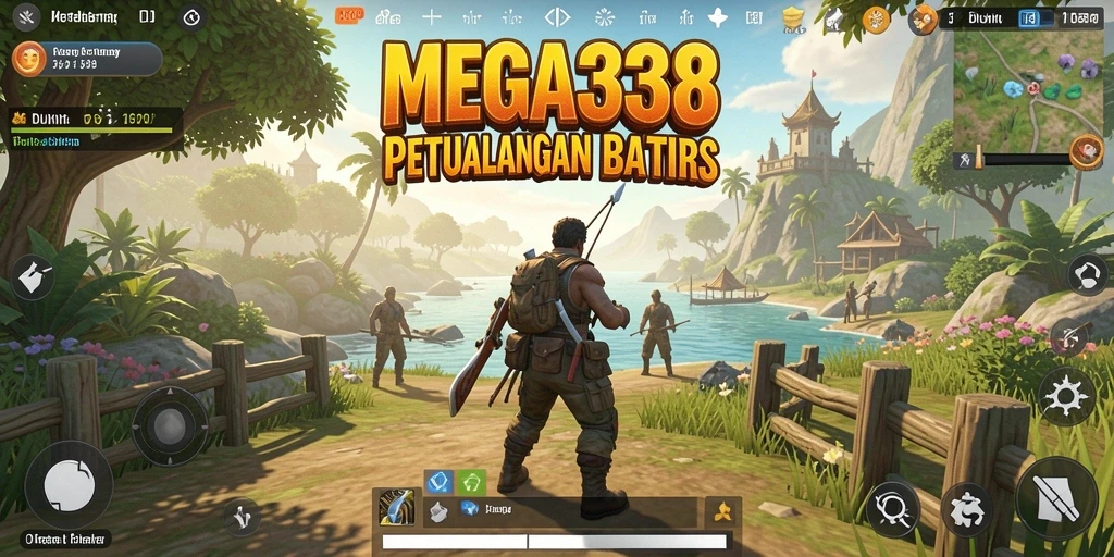 Tampilan menarik gameplay MEGA338 dalam dunia terbuka yang luas.