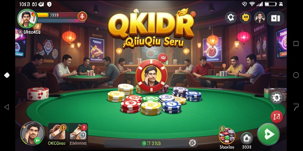 Screenshot gameplay QiuQiu yang seru dan menegangkan.