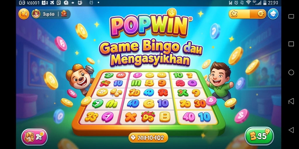 Gameplay seru POPWIN dengan suasana Bingo yang menyenangkan.