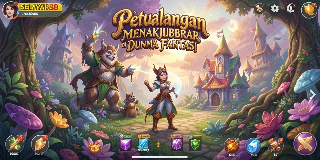 Menampilkan momen mendebarkan dalam gameplay SELAYAR88.