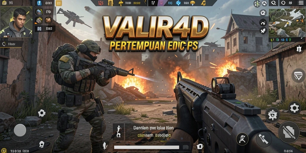 Tangkapan layar gameplay VALIR4D menampilkan aksi mendebarkan dan grafis yang tajam.